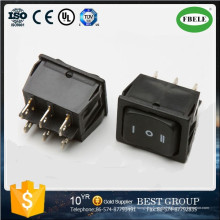 (ON) -Aus- (ON) 35A 12VDC; 20A 125VAC Dpdt 6p Doppel-Pole Wippschalter, Kfz-Schalter, Mini-Switch, kleiner Schalter, Wippschalter